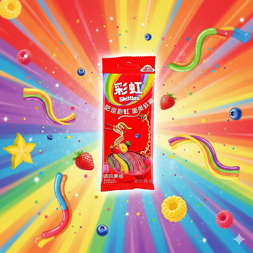 Skittles Noodle Gummies