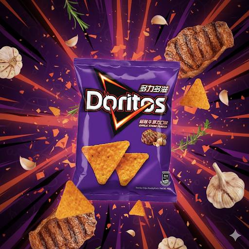 Doritos Garlic Steak Chips