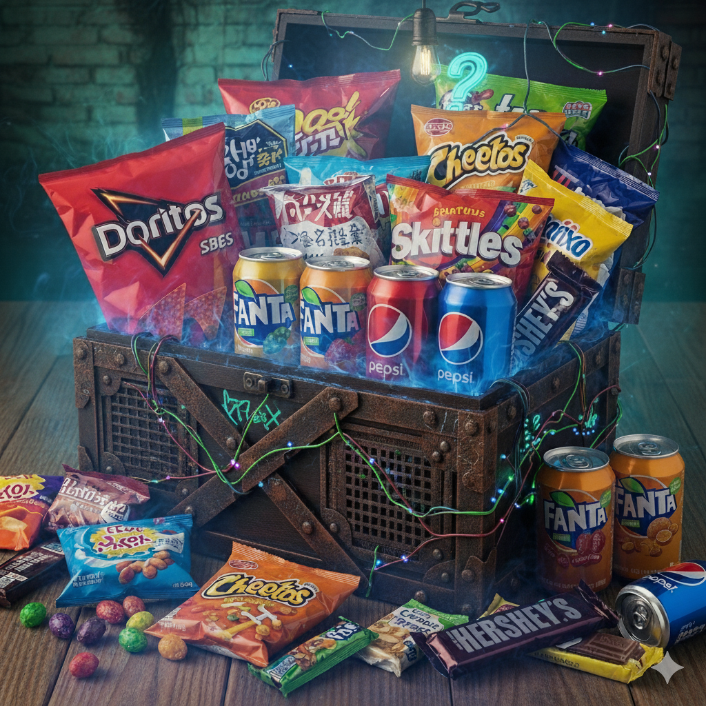 Exotic Drinks & Exotic Snacks Mystery Box